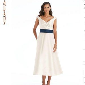 Dessy Alfred Sung Style D812 Off-the-Shoulder - NWT - With Pockets!